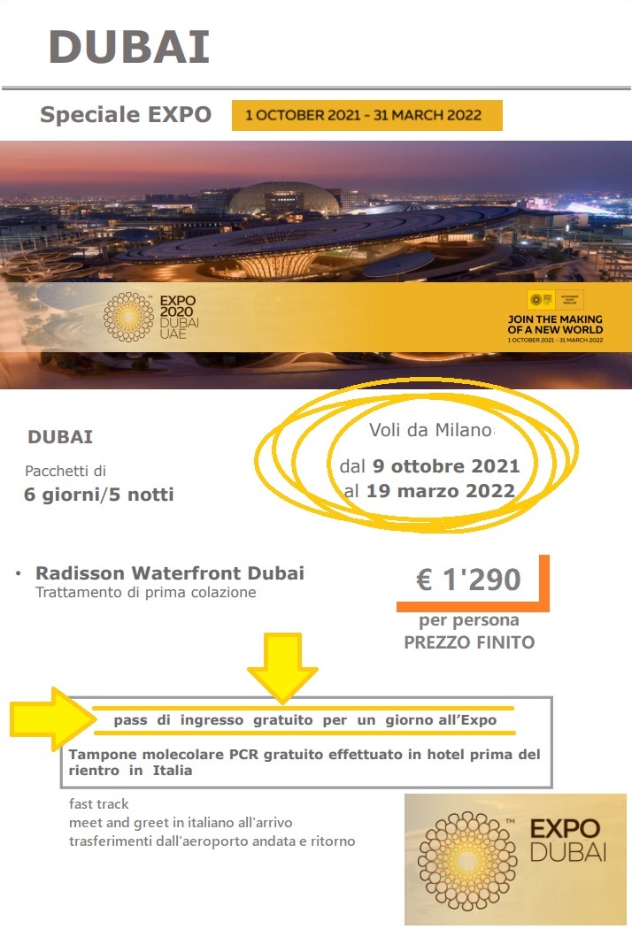 EXPO DUBAI – inverno 2021-2022